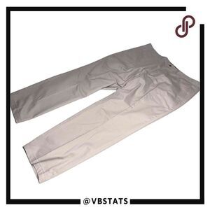Perk Men's Slim Fit Stretch Chino Pants Beige Size 38x30